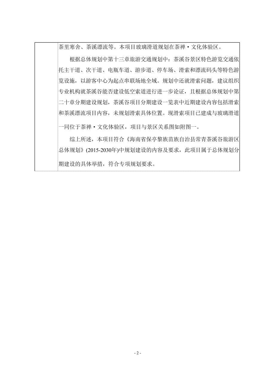 海南省保亭黎族苗族自治县茶溪谷景区滑索、玻璃滑道项目 环评报告.docx_第5页