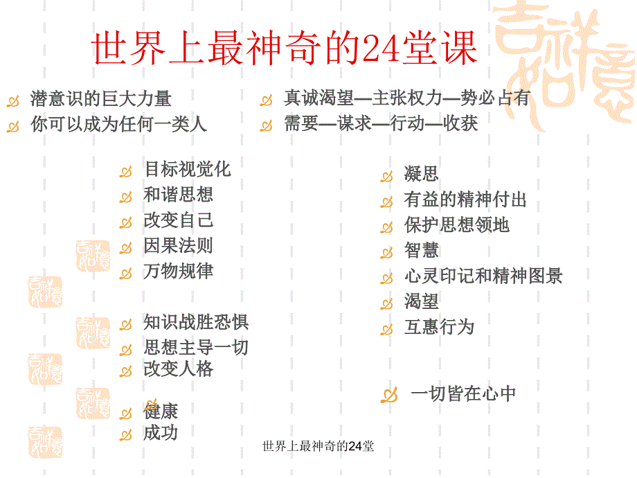 世界上最神奇的24堂课件_第2页