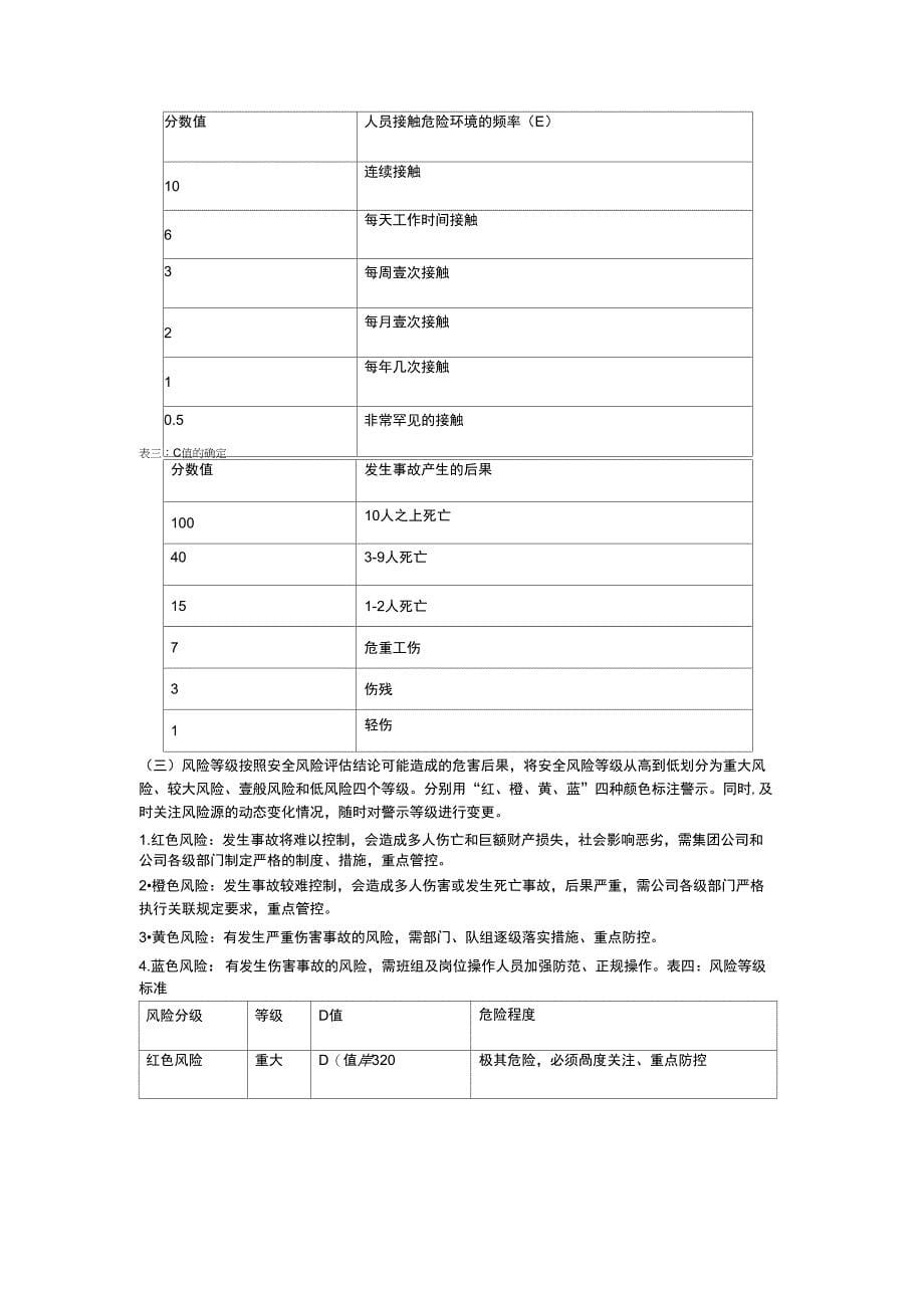 年度安全风险辨识评估报告鑫源_第5页