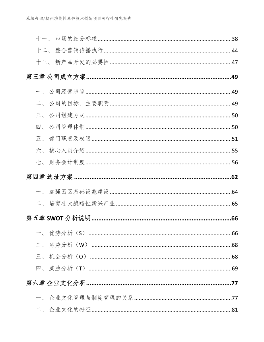 柳州功能性器件技术创新项目可行性研究报告参考范文_第3页