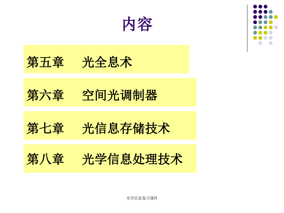 光学信息复习课件_第1页