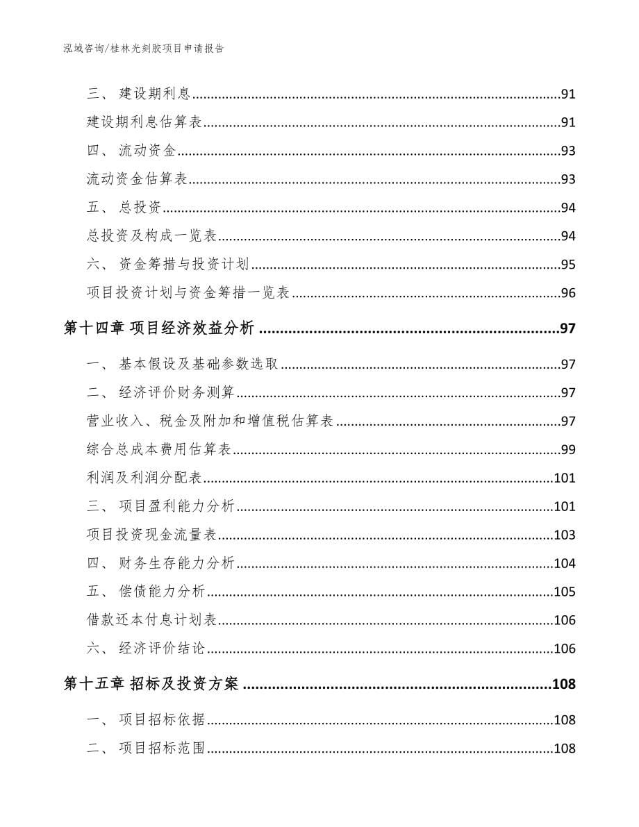 桂林光刻胶项目申请报告范文参考_第5页