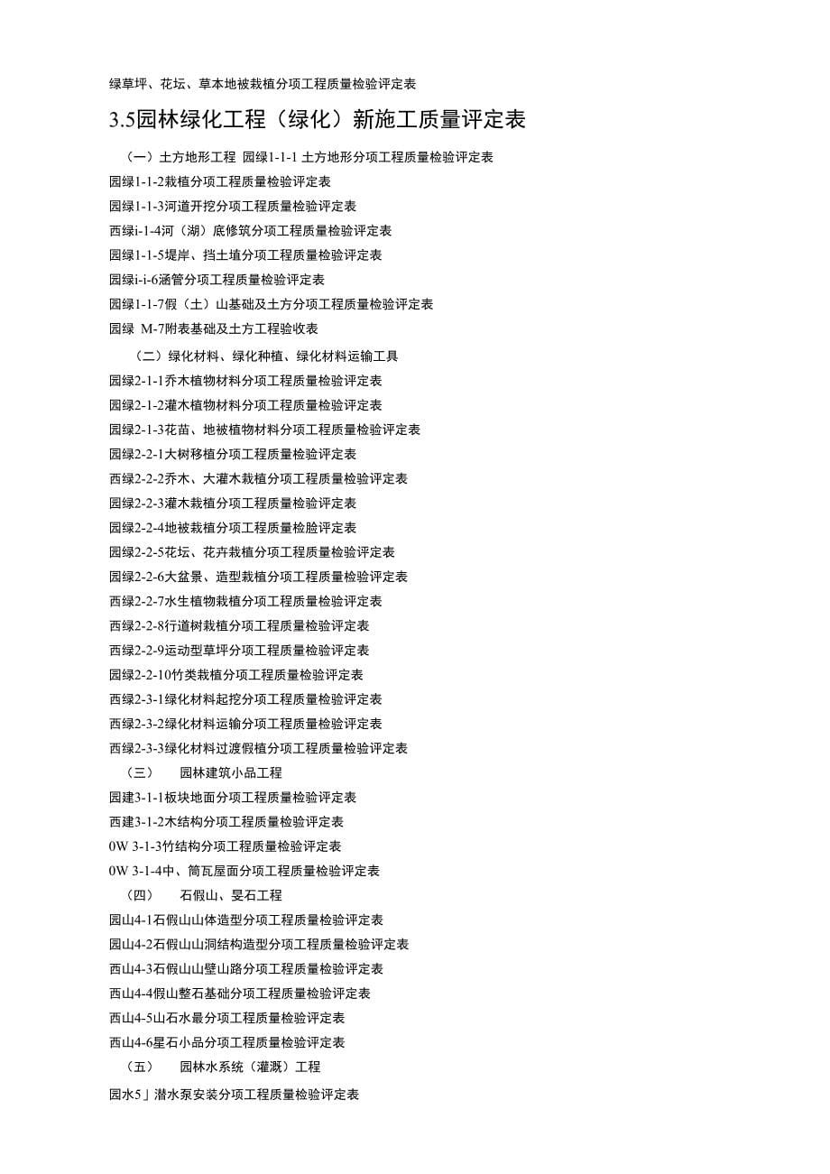 园林绿化施工技术资料编制手册范本_第5页