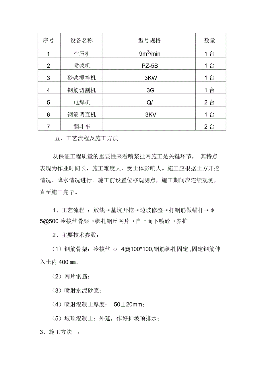 喷浆支护方案_第2页