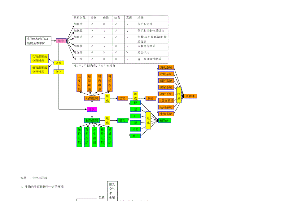 初中生物超全概念图_第2页
