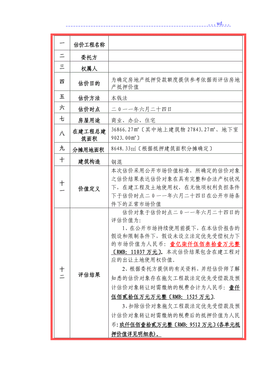 房地产抵押估价报告_第3页