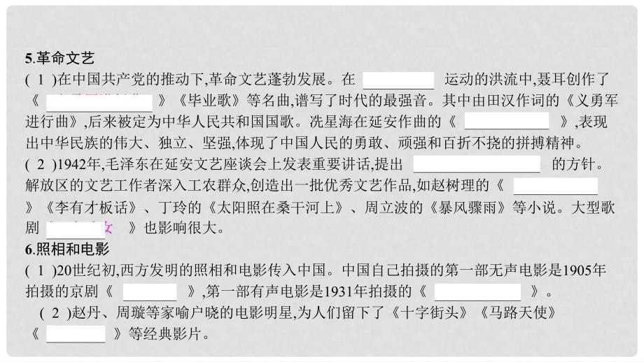 八年级历史上册 第八单元 近代经济、社会生活与教育文化事业的发展 第26课 教育文化事业的发展课件 新人教版_第5页