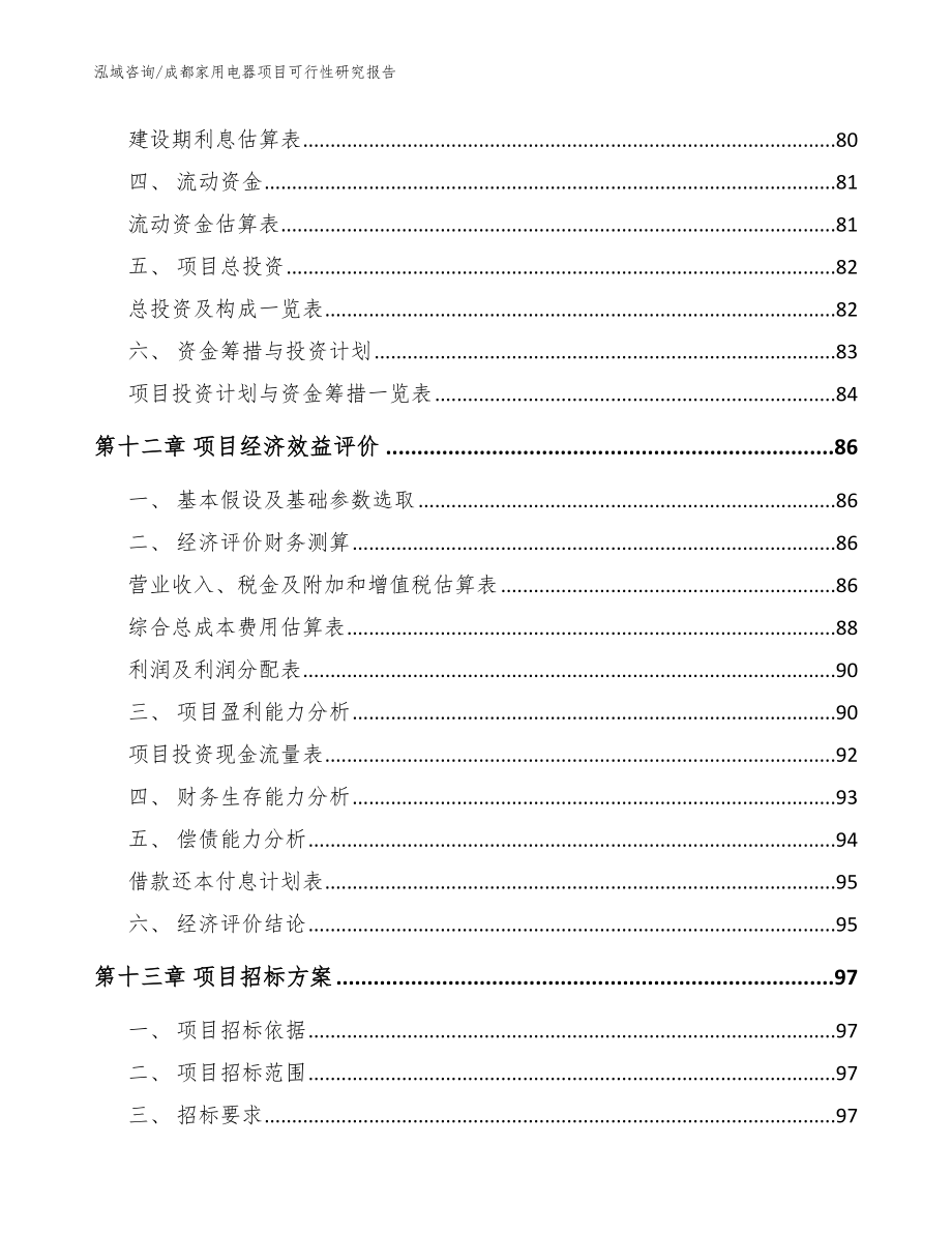 成都家用电器项目可行性研究报告模板_第4页