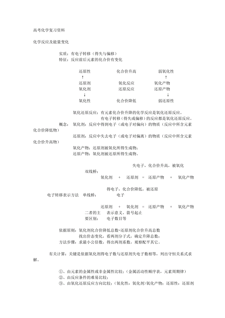 高考化学复习资料_第1页