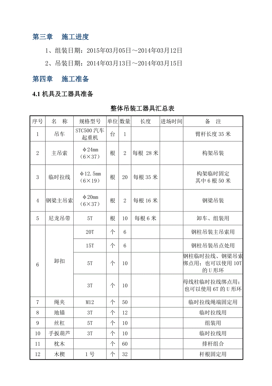 220kv构架吊装方案最终版_图文_第4页