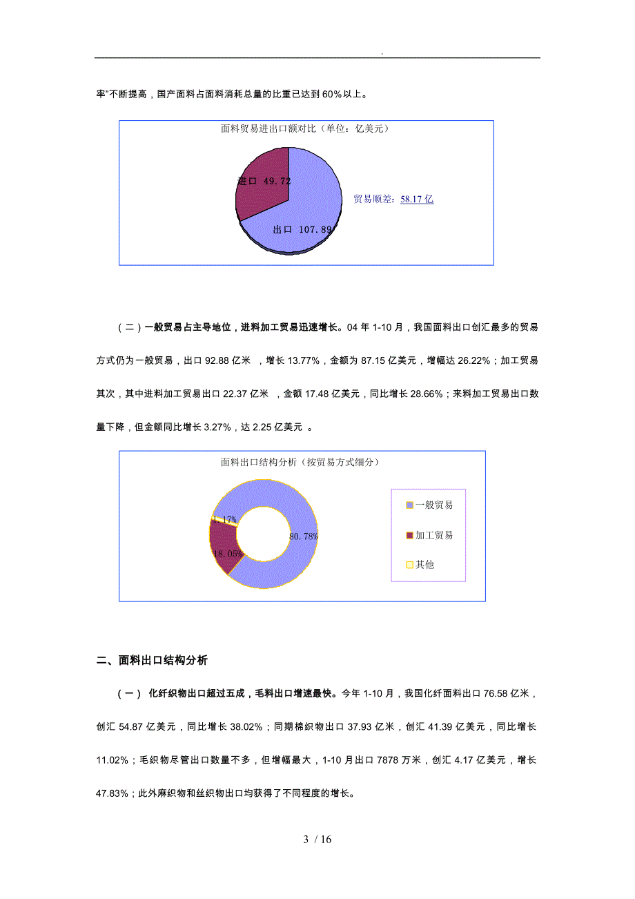 面料行业出口与电子商务研究报告_第3页