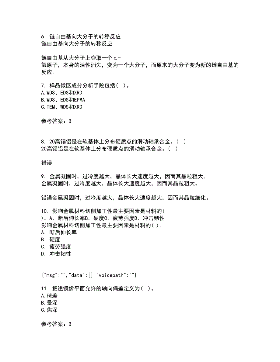 东北大学21春《现代材料测试技术》离线作业一辅导答案91_第2页