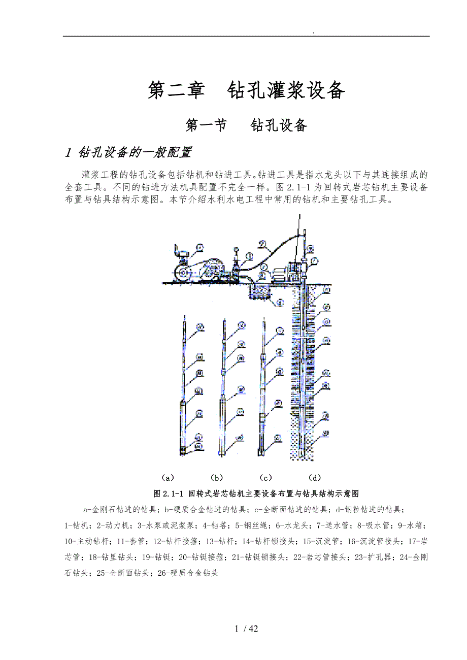 钻孔灌浆设备管理培训教材_第1页