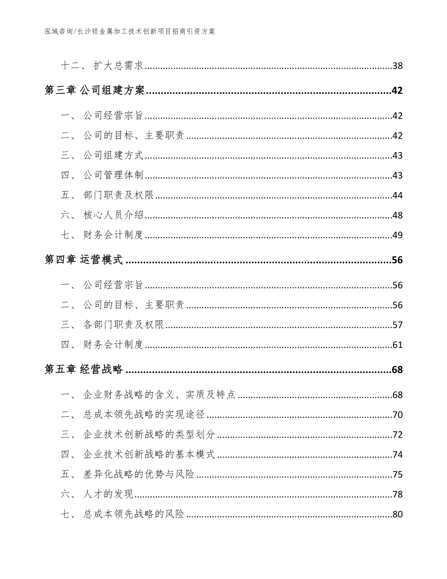 长沙钽金属加工技术创新项目招商引资方案_第2页