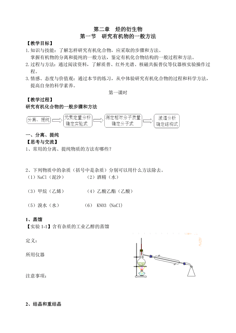 第二章烃的衍生物(教育精品)_第1页