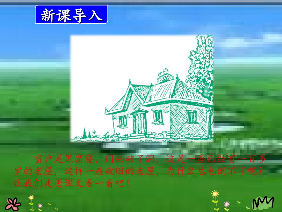 三年级语文上册（部编版）总也倒不了的老屋优质教学课件_第1页