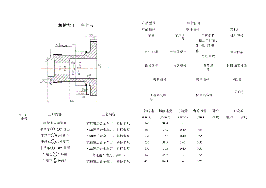 填料箱盖工序卡片_第4页