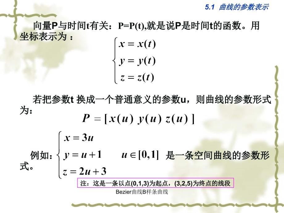 Bezier曲线B样条曲线_第5页