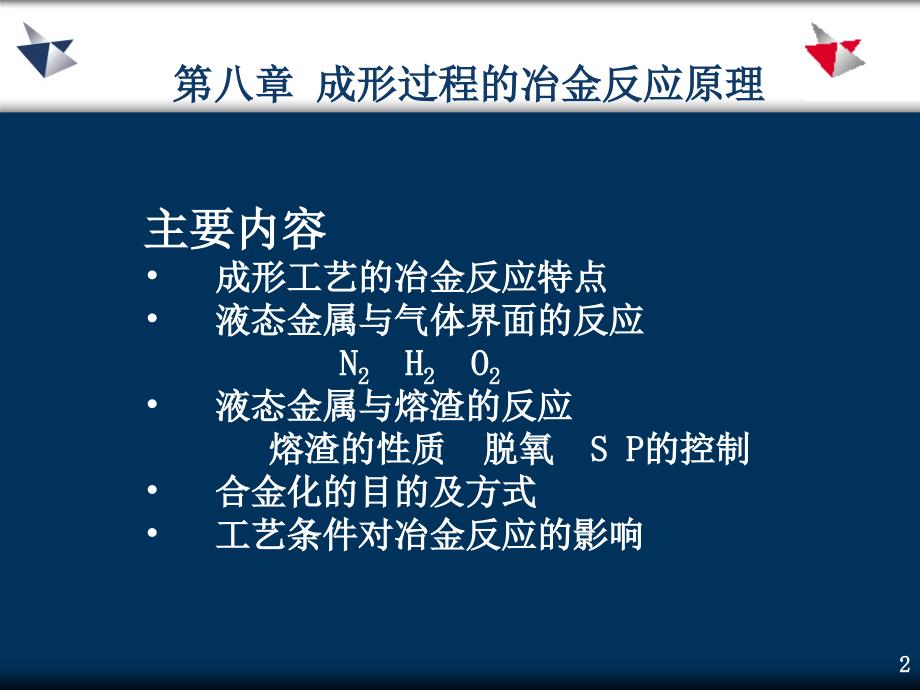 成形过程的冶金反应原理PPT课件_第2页