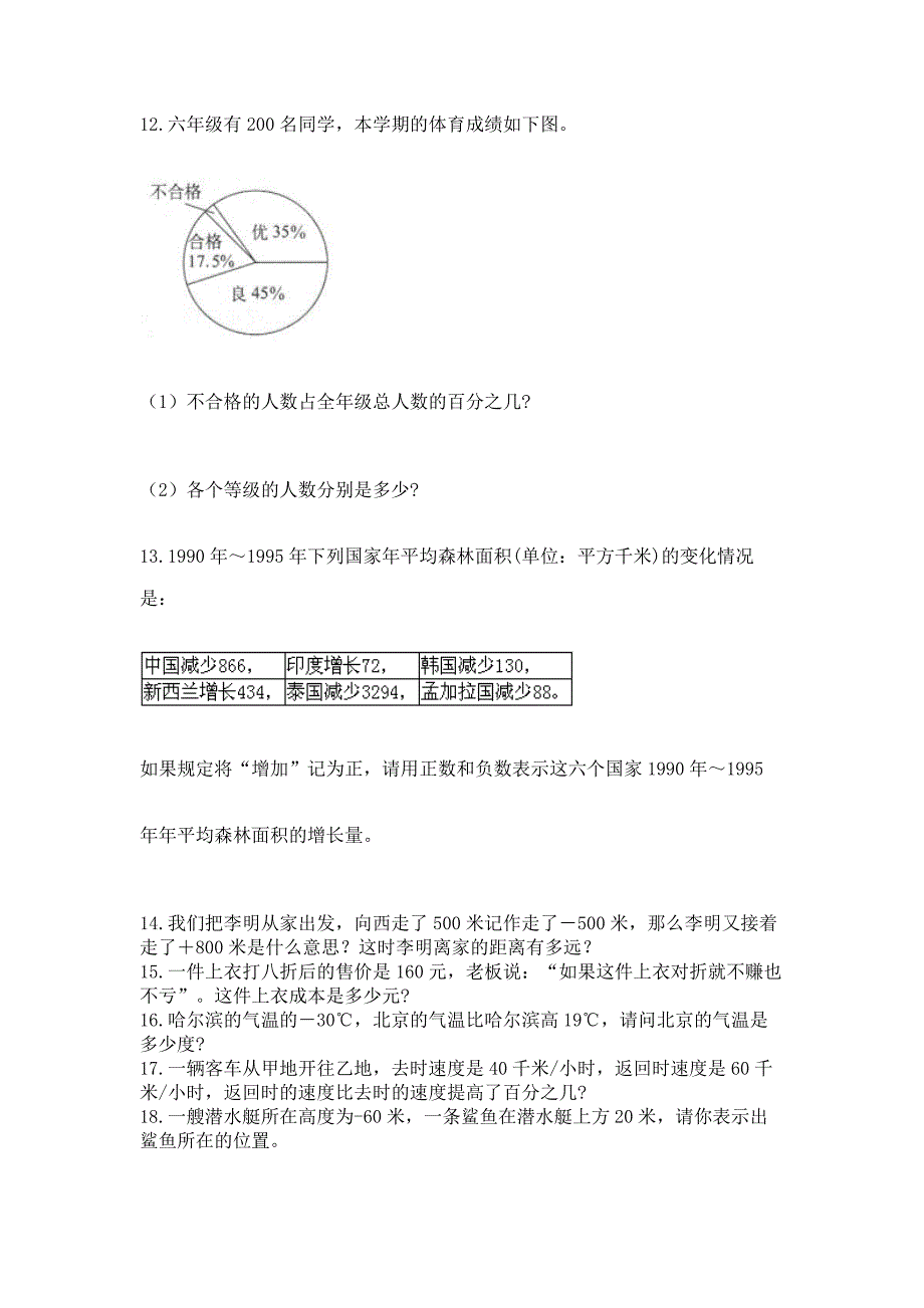 六年级下册数学期末考试真题-解答题50道(突破训练).docx_第3页