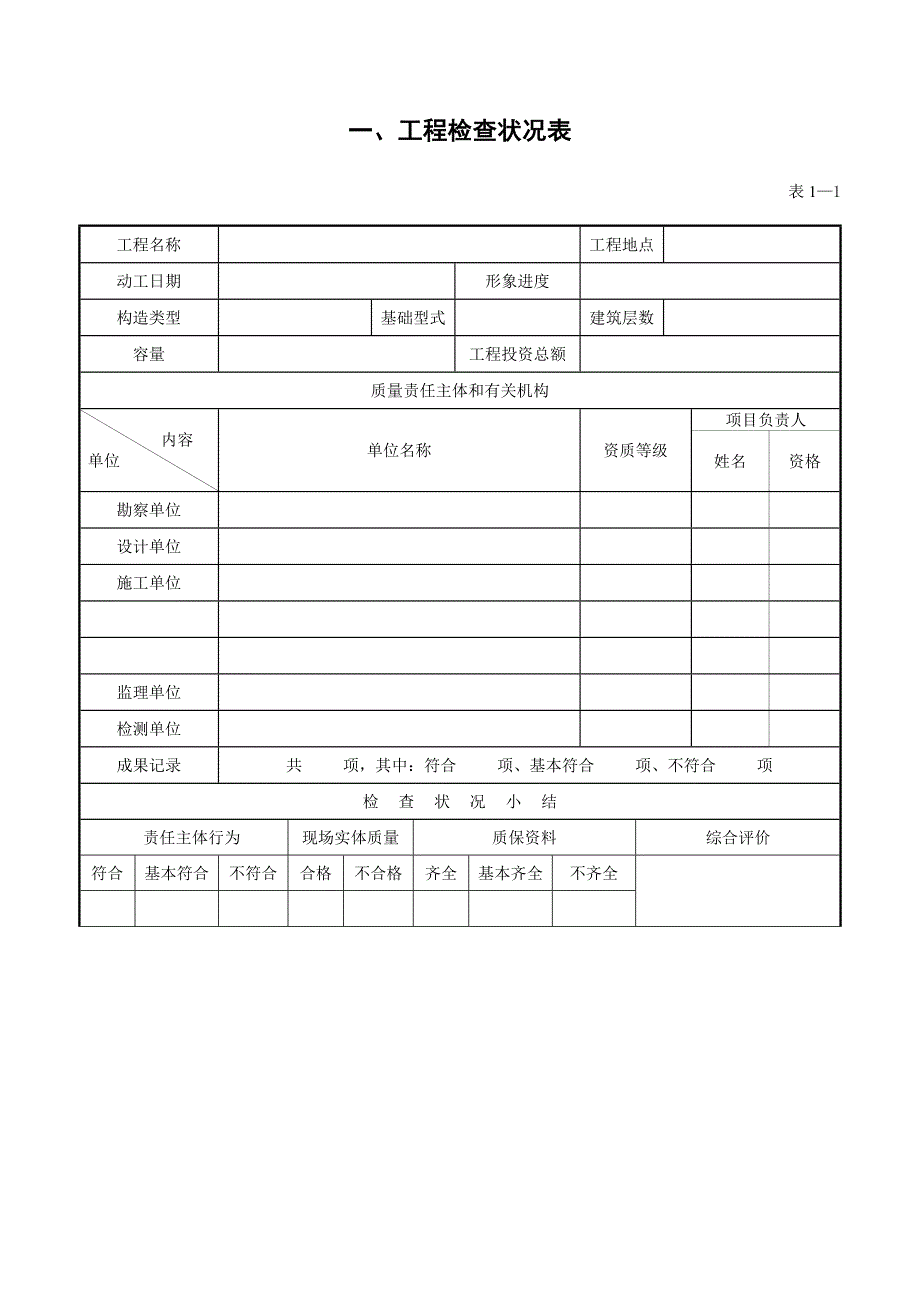 建设工程质量检查表.doc_第1页