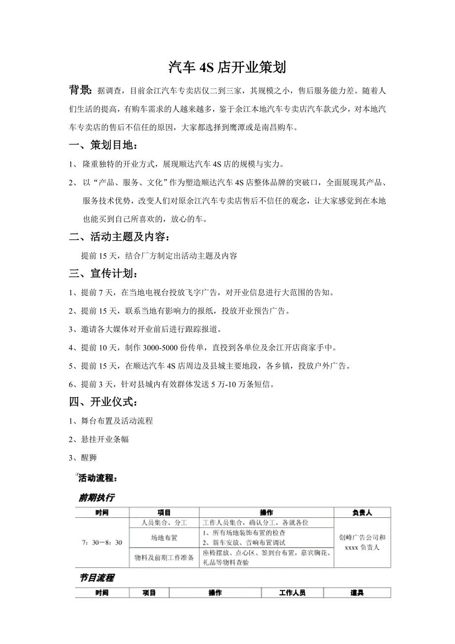 汽车4S店开业策划.doc_第1页