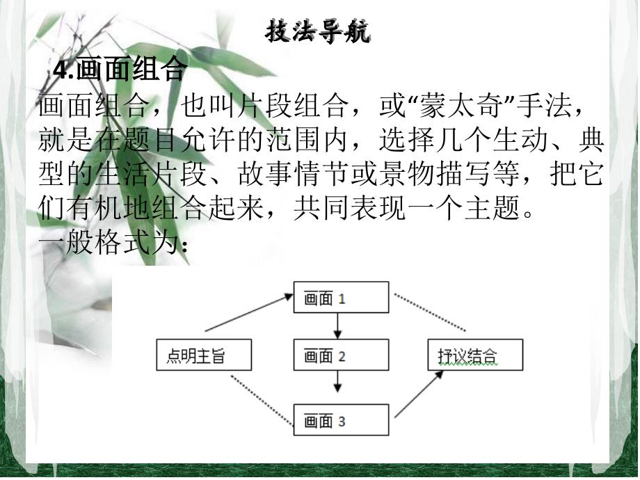 2018年秋人教部编版九年级语文上册课件：第5单元 作文技法指导（五）结构(构思)技巧(共15.ppt)_第4页