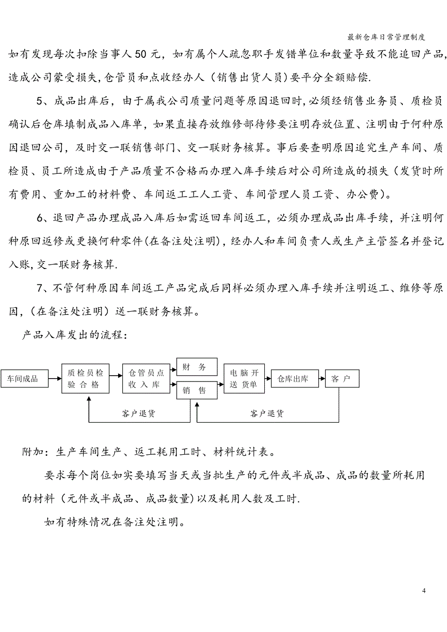 最新仓库日常管理制度.doc_第4页