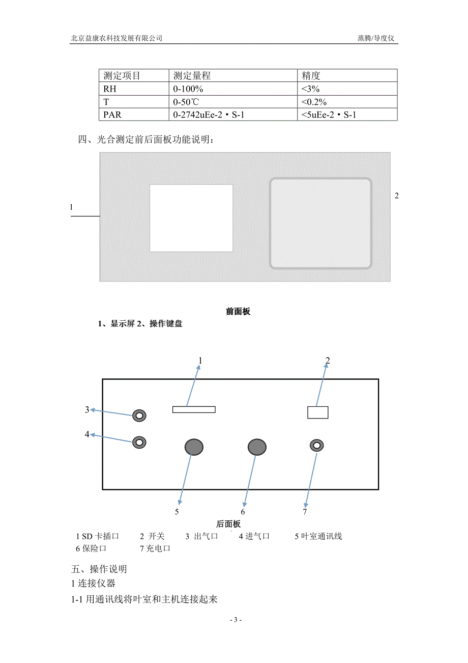 ECA-ZT蒸腾导度仪说明书_第3页