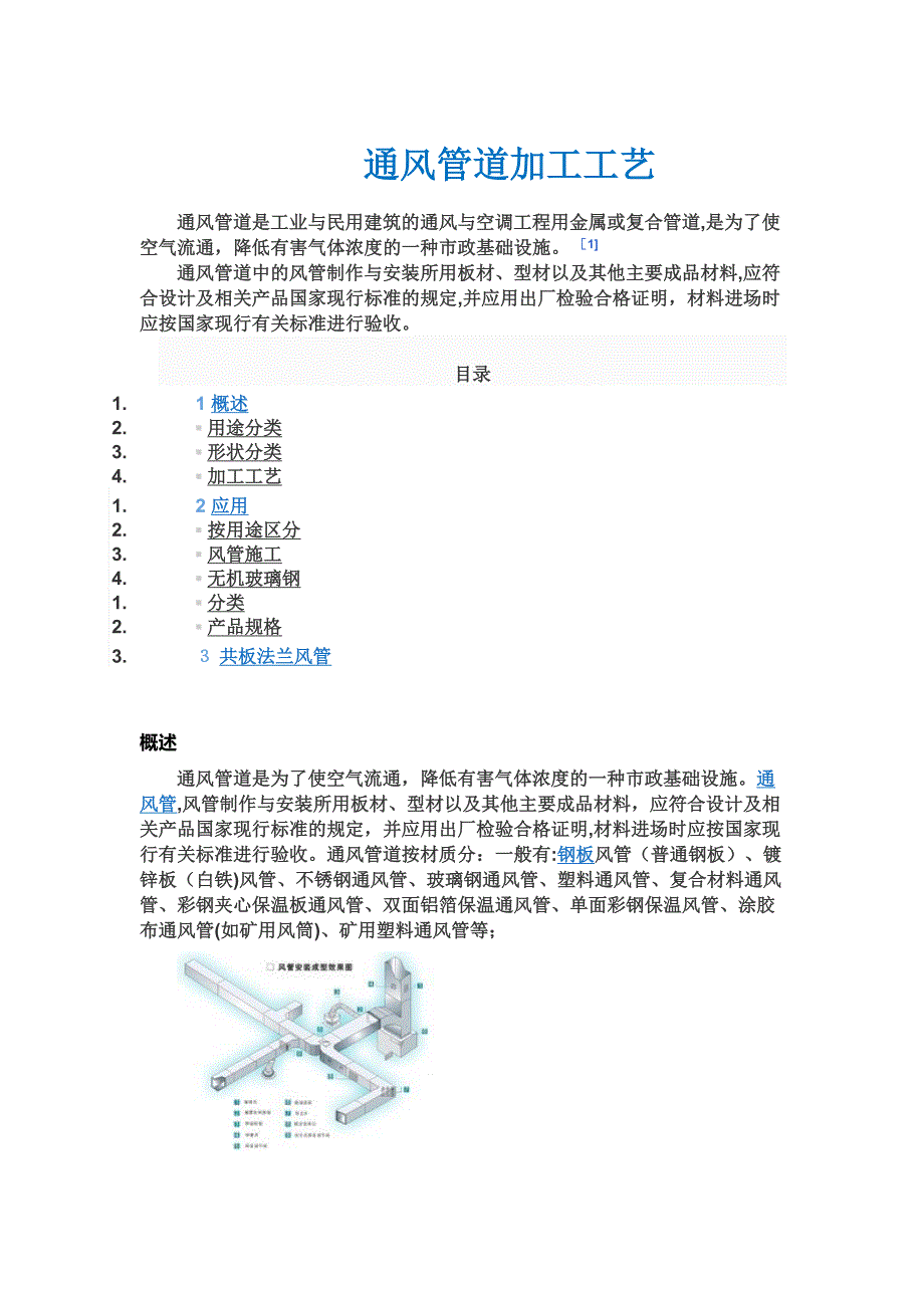 通风管道加工工艺_第1页