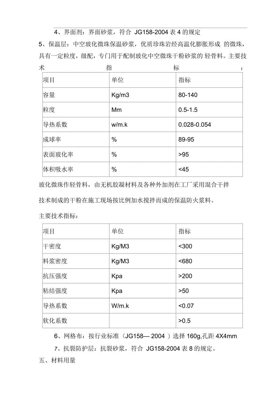 外墙内保温(中空玻化微珠)施工方案_第5页