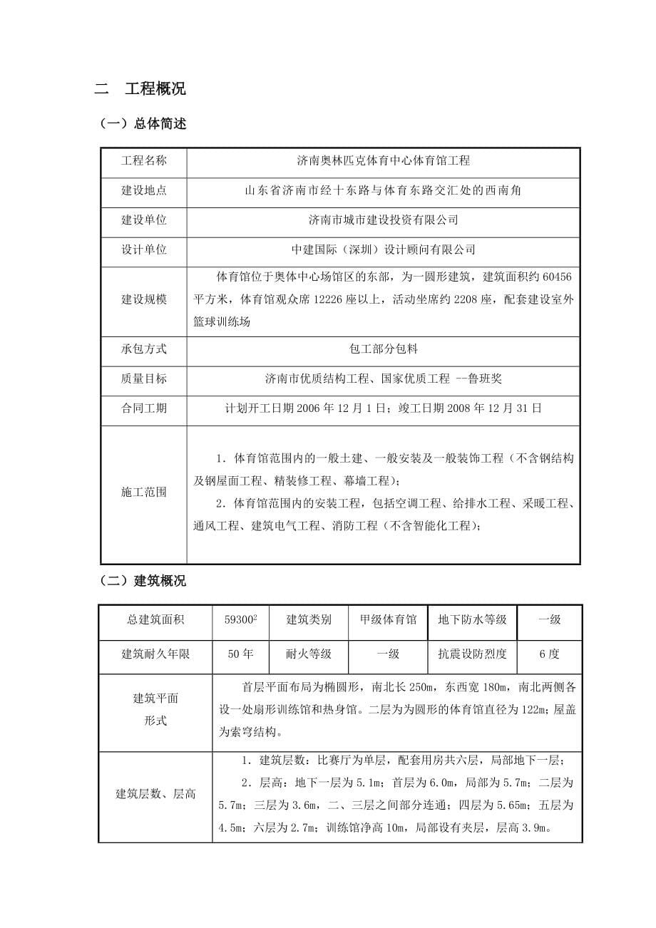 体育馆结构施工组织设计_第5页