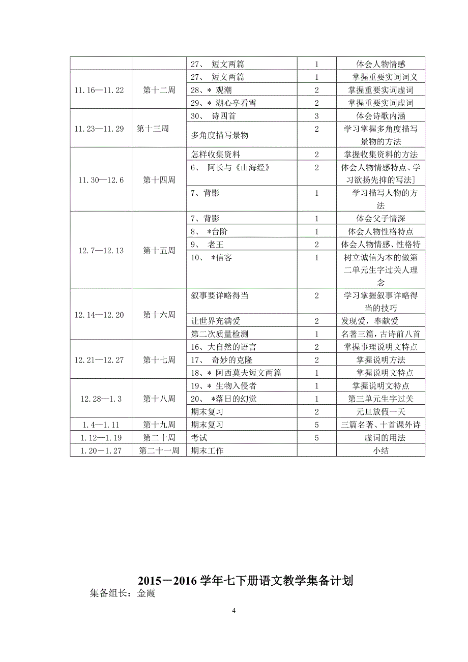 2015-2016八上语文教学计划.doc_第4页