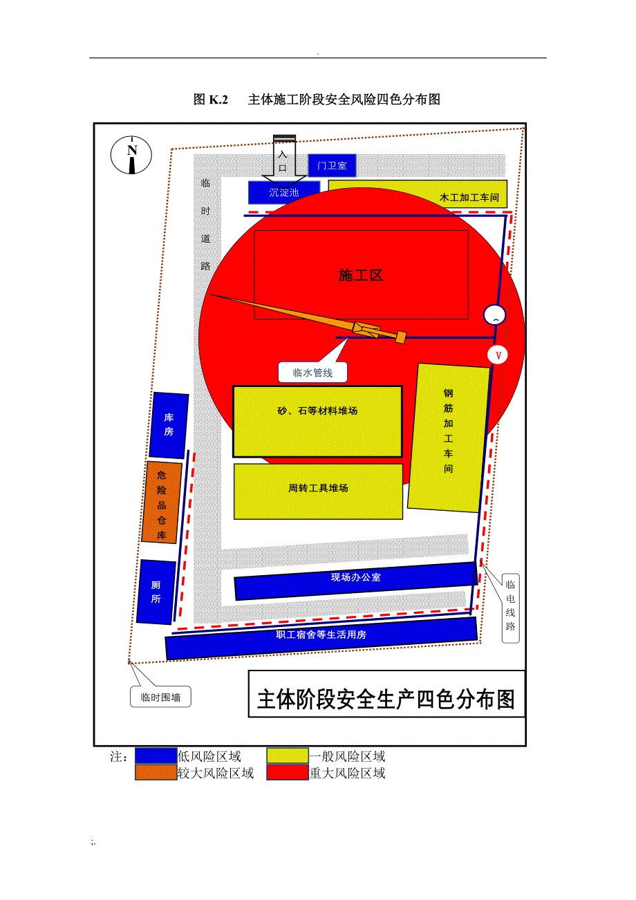 房屋建筑施工现场安全风险四色分布图(示例)_第2页