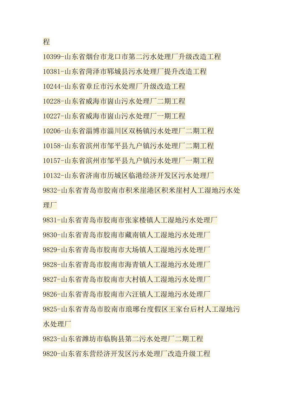 山东省2013~2015年拟建污水厂.doc_第4页