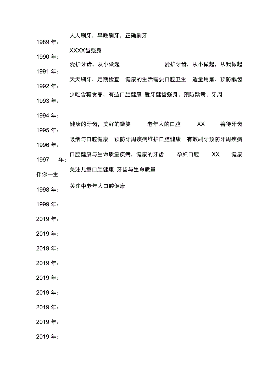 2019全国爱牙日28周年活动策划书_第3页