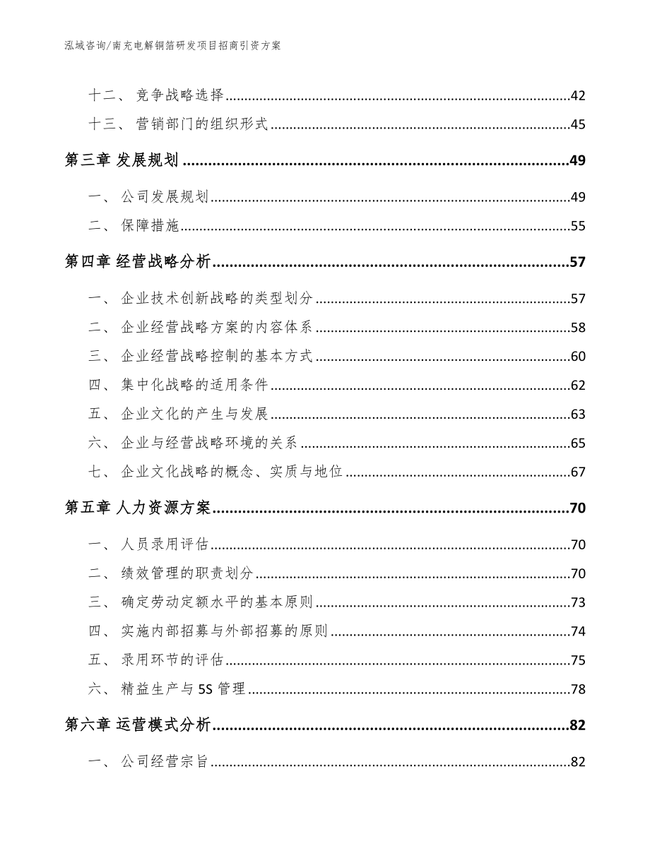 南充电解铜箔研发项目招商引资方案_模板_第3页