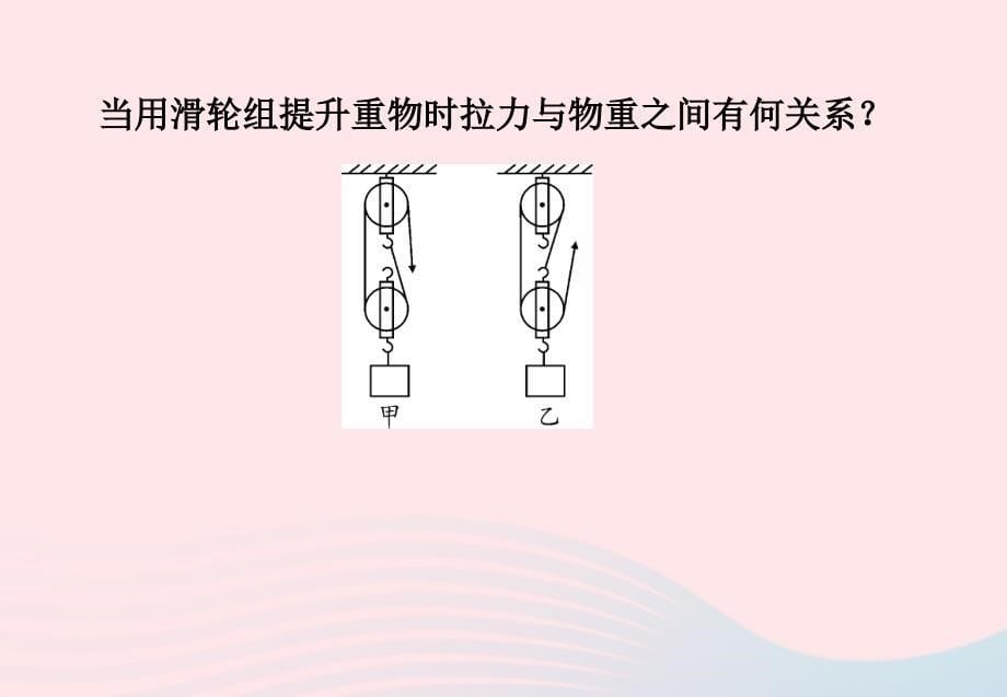 2022年八年级物理下册11.2滑轮组及其它简单机械第2课时课件2新版教科版_第5页