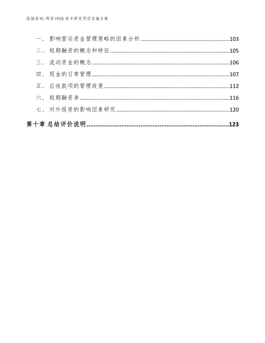 菏泽PEEK技术研发项目实施方案【范文】_第4页