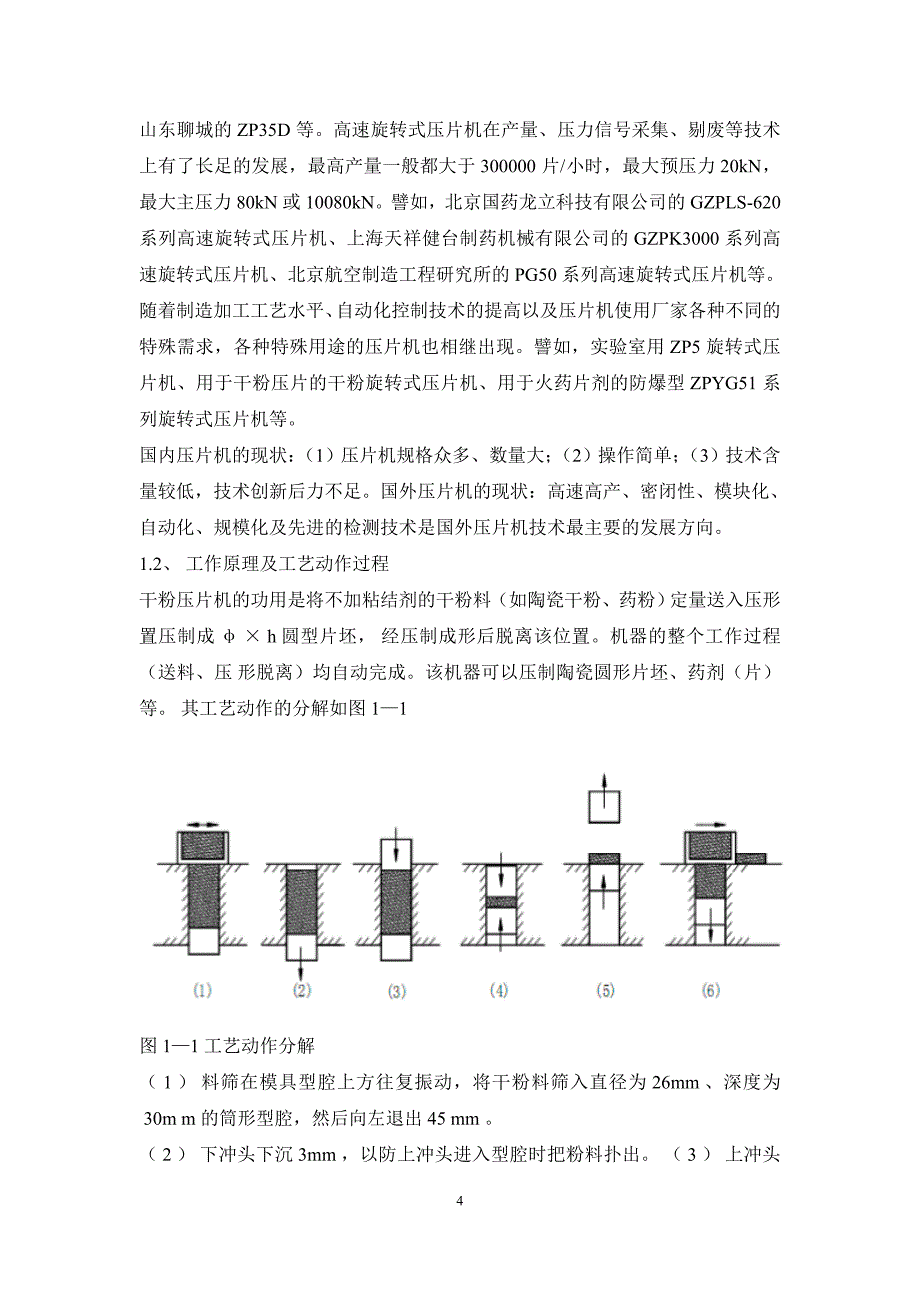 压片成形机机械原理课程设计_第4页