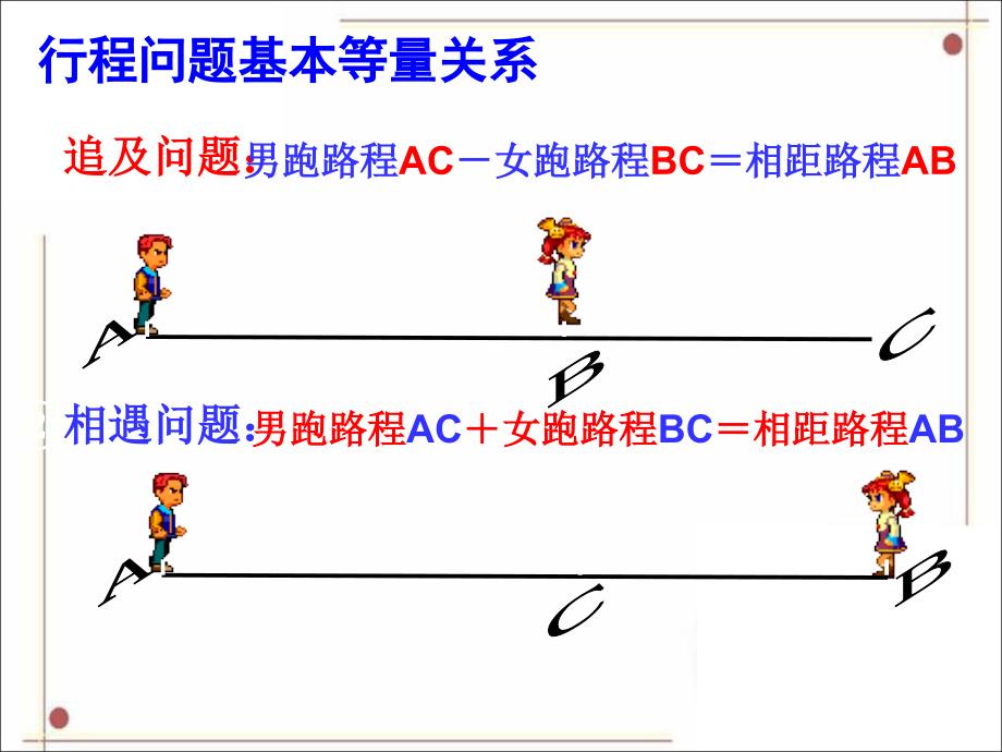 应用一元一次方程——追赶小明课件_第4页