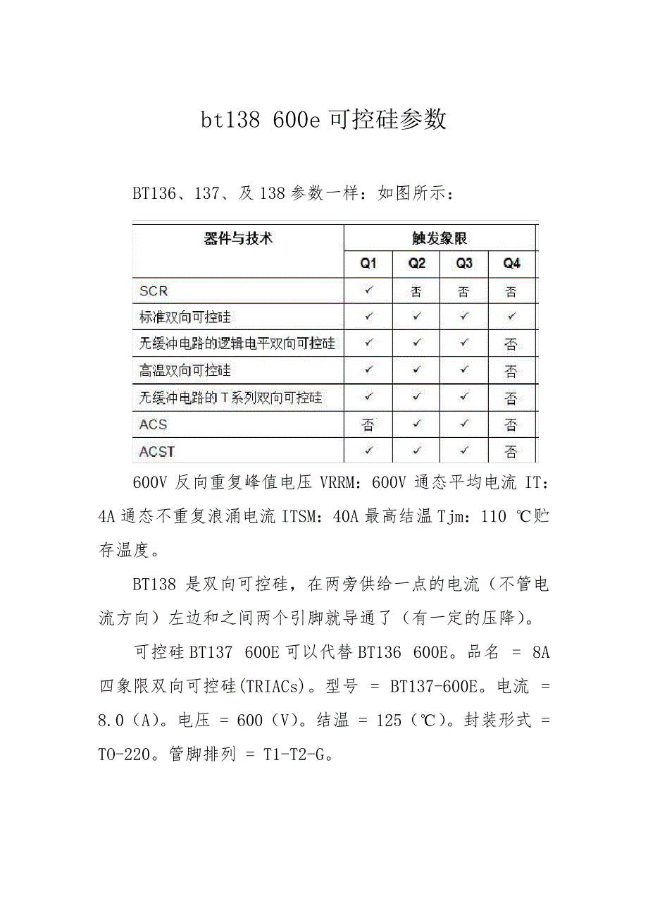 bt138600e可控硅参数6675_第1页