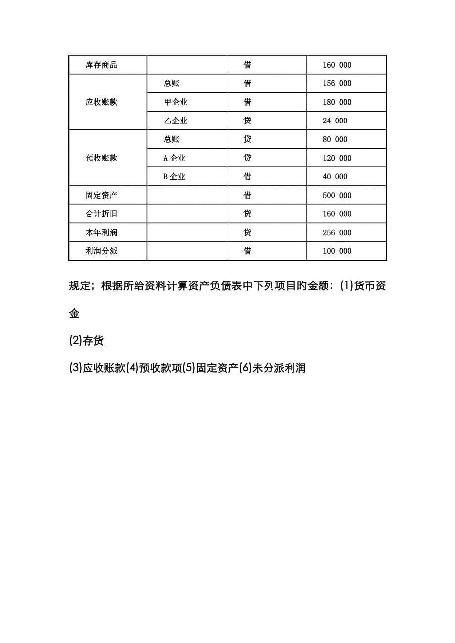 2022年电大专科工商管理基础会计试题及答案参考资料.doc_第5页