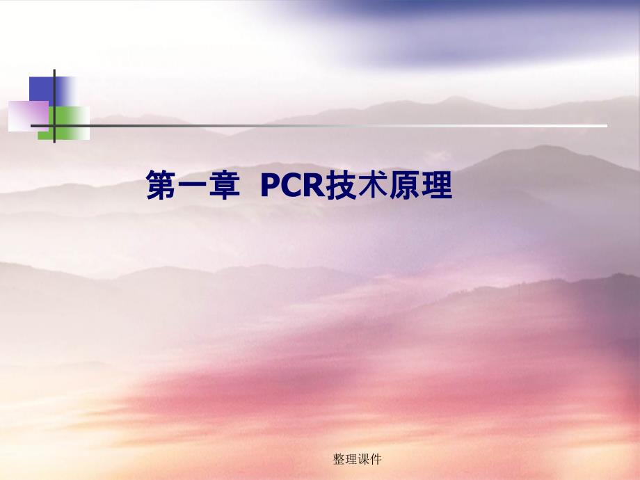 pcr聚合酶链式反应_第1页