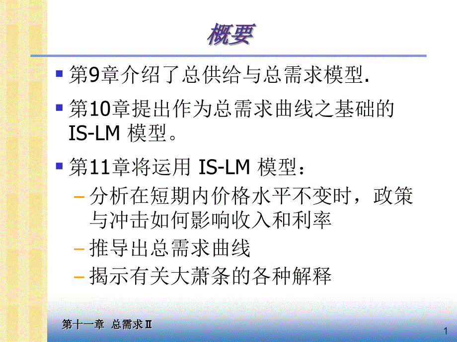 宏观经济学课件：第11章 总需求(II)_第2页