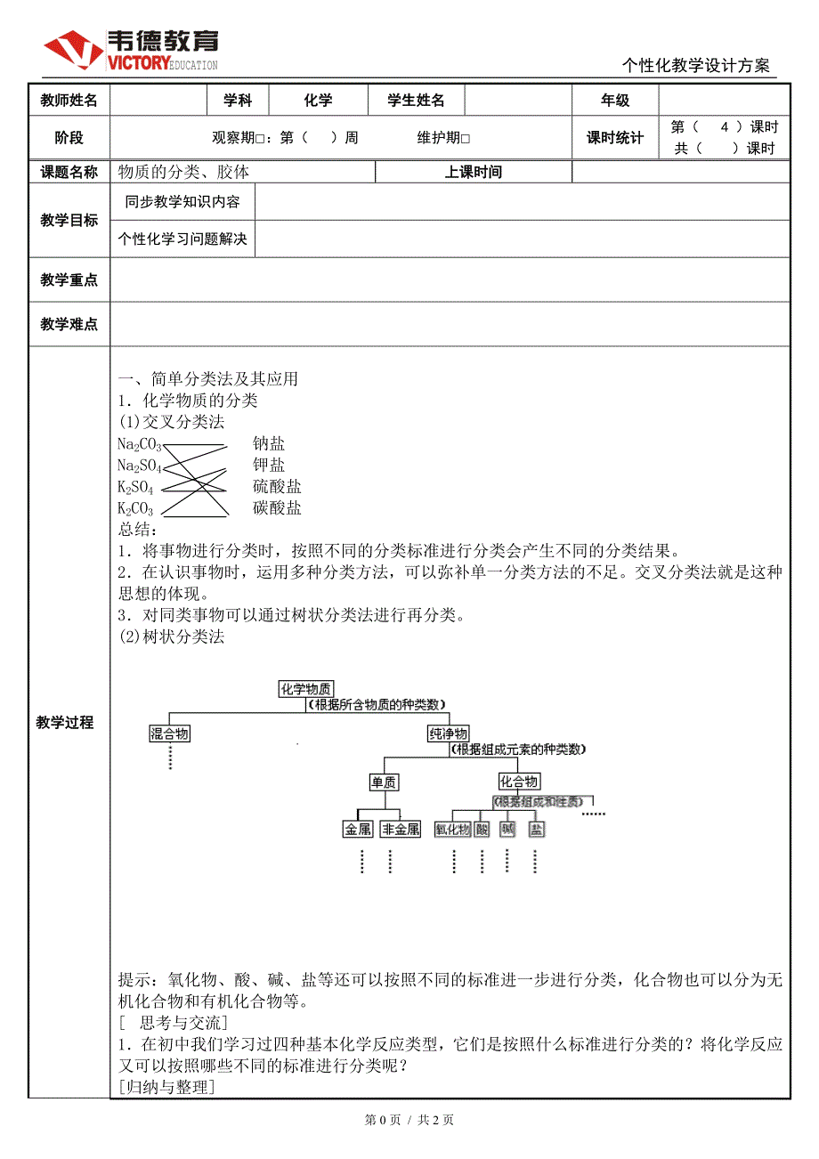 物质分类、胶体_第1页