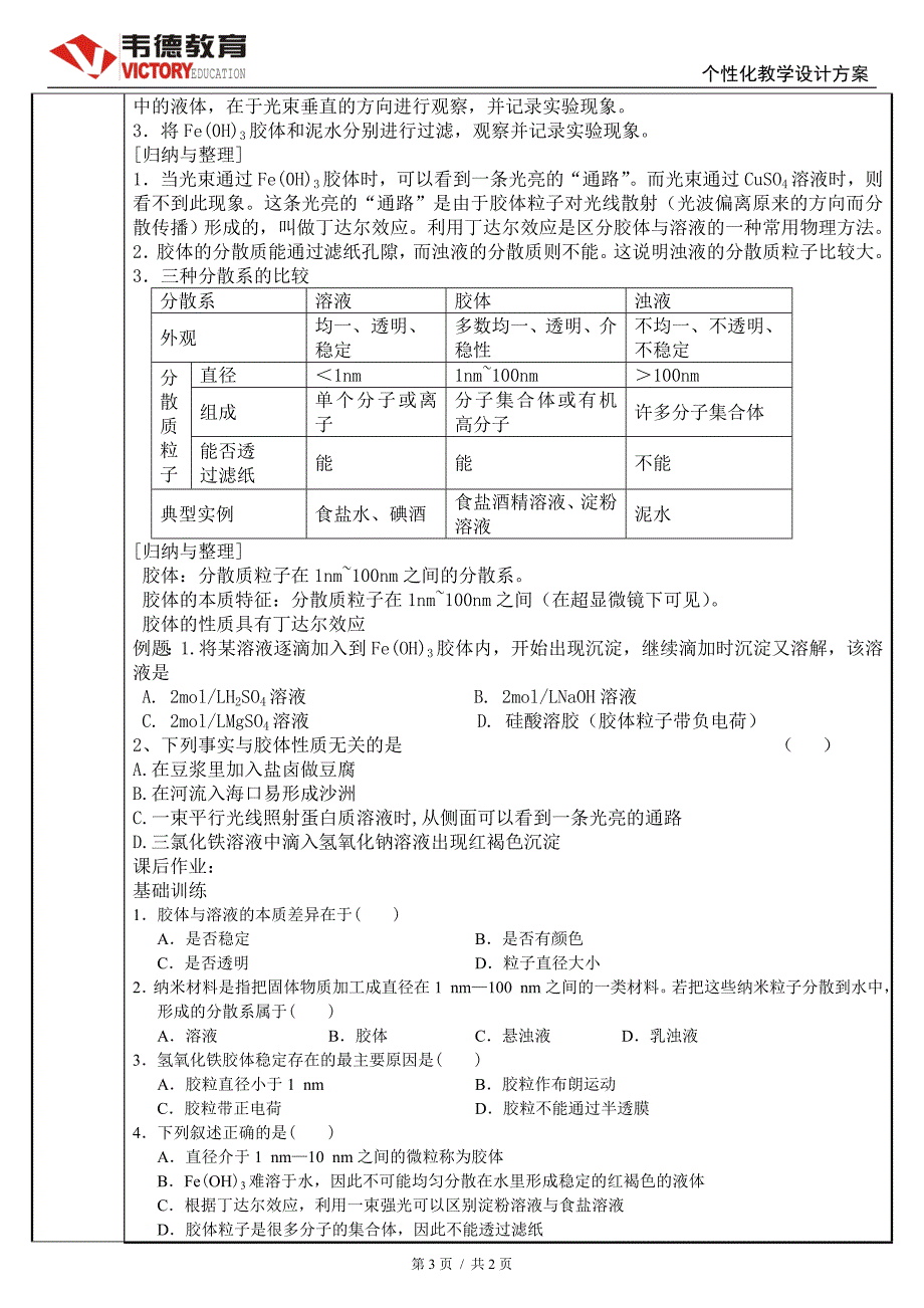 物质分类、胶体_第4页