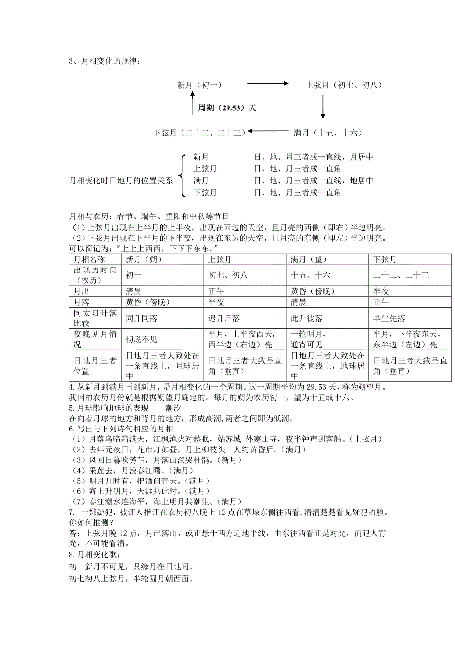 浙教版七年级第四单元知识要点_第3页