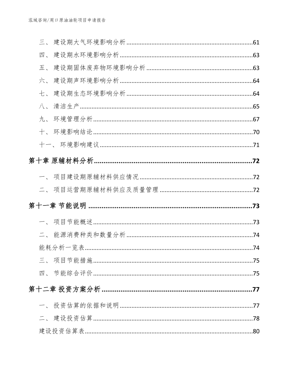 周口原油油轮项目申请报告_模板_第3页