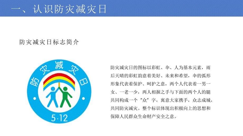 2022年512全国防震减灾日儿童安全教育主题班会减轻灾害风险守护美好家园PPT课件（带内容）_第5页